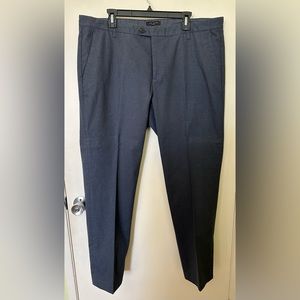 Ted Baker London Flat Front Slim Fit Trouser - Blue